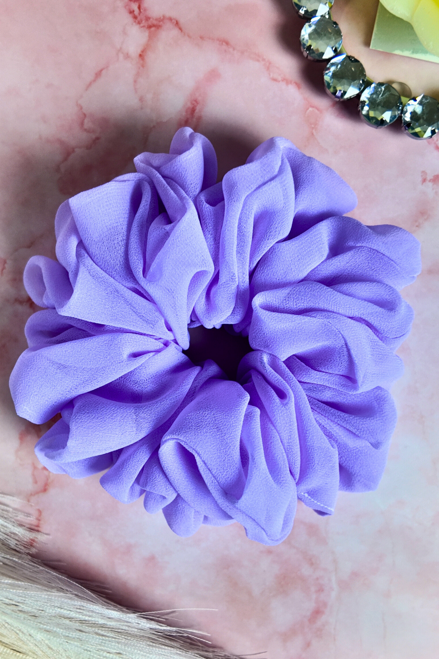 Plain Georgette - Lavender XXL