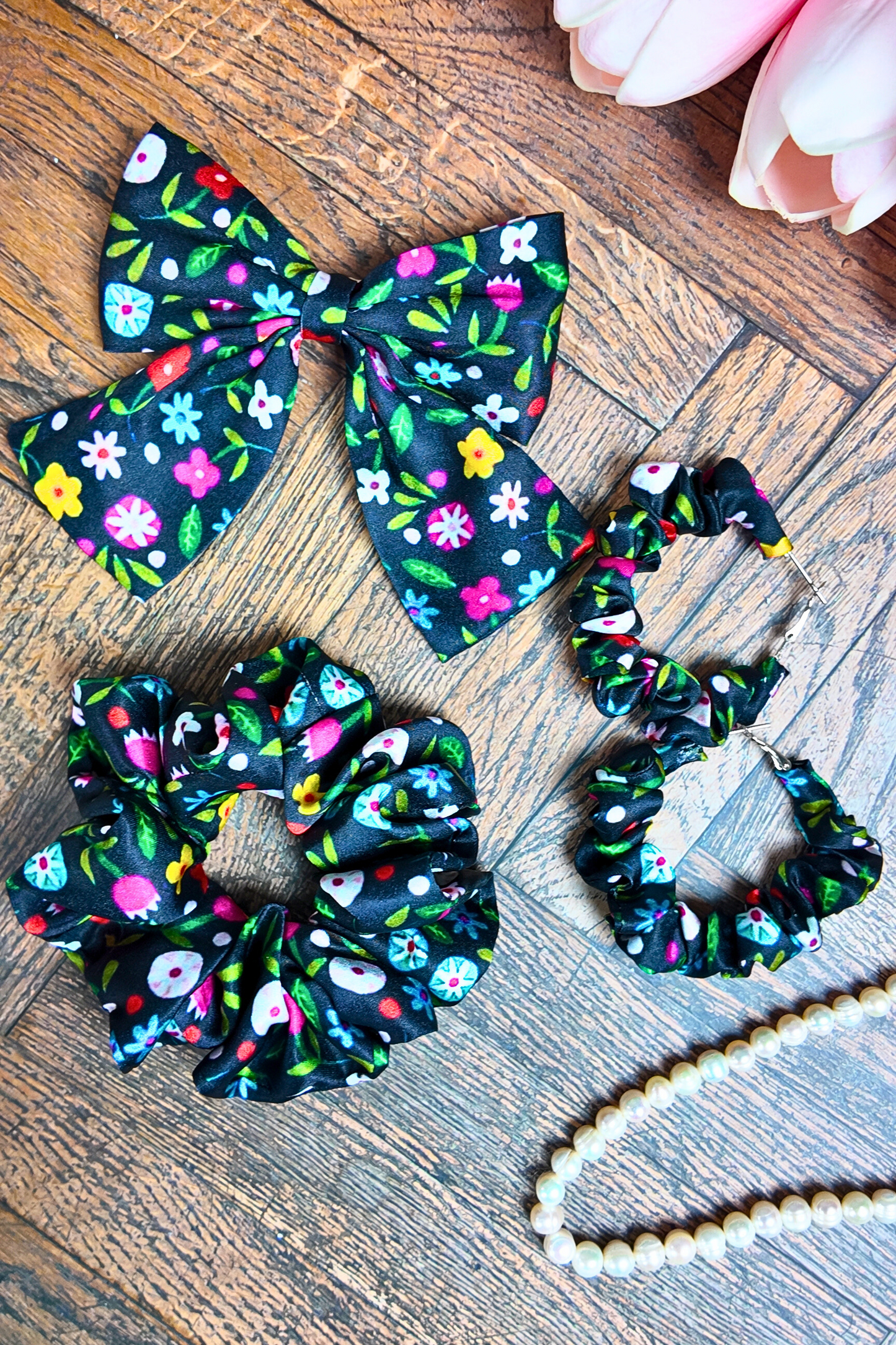 Combo Set - Black Floral